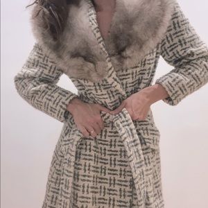 Vintage Coat with Fur